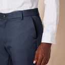 Amazon Essentials Men's Slim-Fit Flat-Front Dress Pant (Black, S)
