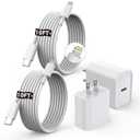 [Apple MFi Certified]10FT Fast iPhone Charger,Extra Long Apple Charger Fast Charging 2Pack USB C Charger Block Plug + 10Foot Lightning Cable Cord for iPhone 14/Pro/Pro Max/Plus/13/12/11/XS/XR/X/SE2022