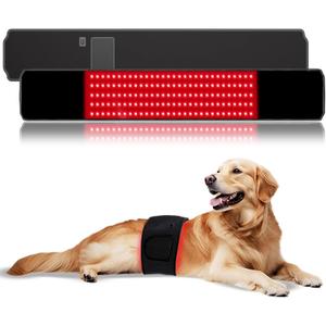 Red Light Therapy for Dogs with Two wavelengths (660nm and 880nm), Extra-Long Pet Red Light Therapy Belt Includes a Timer Function and Remote Control, Suitable for All Common Pets