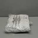 Lush Decor Nova Ruffle Window Curtain Panel Pair, 42"W x 84"L, White