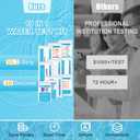 19 in 1 Drinking Water Test Kit with 100 All-in-One Water Test Strips & 2 Bacteria Tests - Home Water Quality Test Strips for Well, Tap Water, City Water, Tub and Swimming Pool Testing Strips