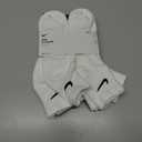 Nike Unisex Adult Everyday Cushioned Training Ankle Socks (6-Pack) (White, M)