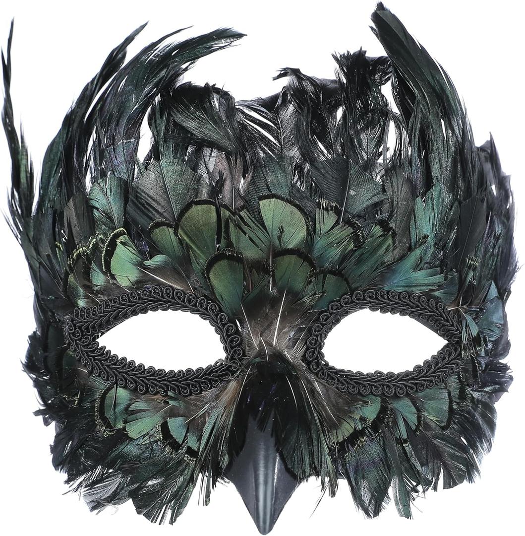 Costume Masks Feather Animal Mask Masquerade Bird Mask Halloween Mardi Gras Cosplay Party Masque 