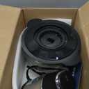 Ganiza Food Processor, 2-Speed Food Chopper Meat Grinder with 8 Cup Stainless Steel & 8 Cup Glass Bowls, Upgraded Button & Smart Overheat Protection Light - Includes Clean Brush, 2 Sets of Blades (Silver)