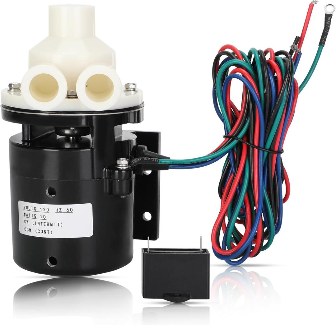 Replacement for Hoshizaki PA0613 Water Pump,Hoshizaki PA0613 Pump Motor Assembly with Better Sealing & Lower Noisy Includes Capacitor