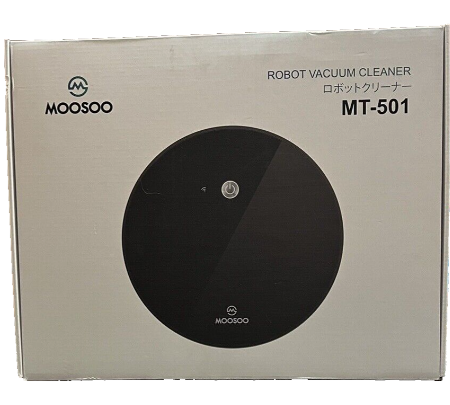 Moosoo MT-501 Robot Vacuum Cleaner - Black Brand New