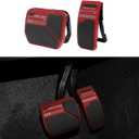 Tinlucys Performance Pedal Pads Cover Designed for Model 3/Y 2 PCS Foot Pedal Pad Easy Snap-On Installation,Model 3/Y Interior Accessories 2016-2024 Sporty Red
