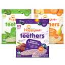 Happy Baby Organics Teether, 3 Flavor Variety Pack, 12 Count (Pack of 3) (EXP 11/09/25)