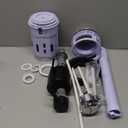 3-Inch Dual Flush Valve Replacement Kit for 2-Piece Toilets, Universal Toilet Repair Kit with Push Button, Fill Valve, Gasket & Bolts,Compatible with Glacier Bay, Kohler, American Standard, and Toto