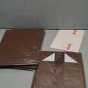 MEIANJU Small Reddish Brown Gift Boxes 8.7*W6.5*H3.5inch with Ribbon Foldable Magnetic Gift Boxes Set of 5 Glossy Finish Magnetic Box for Luxury Presentations and Groomsmen Proposal