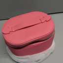 honitty Makeup Bag, Travel Make up Case with Compartments and Handle, Portable Cosmetic Organic