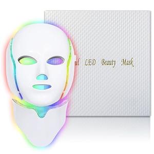 Red Light Mask for Face, 7 Custom Modes with Infrared, 850nm Infrared & Red Light Masks, Portable with Timer for Home Use