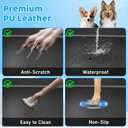 URPOWER 2026 Upgraded Back Seat Extender for Dogs - Large Hard Bottom Dog Car Seat Cover Holds 550lbs, Waterproof Dog Hammock Pet Bed with High-Density Foam Non-Slip Backseat Protector