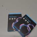 2 x Misxi 2-Pack Hard PC Case with Screen Protector for Samsung Galaxy Watch 5 Galaxy Watch 4 44mm, Ultra-Thin Scratch Resistant Cover with Tempered Glass, 1 Black + 1 Transparent