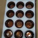 VOHO Amber Tealight Candle Holder Set of 12, 2'' x 1.4'' Glass Brown Small Votive Candle Holders Home Decoration, Clear Tealight Candles Holder for Table Centerpieces and Wedding Decor