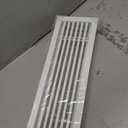 Linear Bar Air Grille 48" X 4", Aluminum Air Supply/Return Grilles,Easy Air Flow,Removable Grille/Door-HVAC Air Vent Cover,White[Outer Dimensions: 48.8"w X 4.8"h]