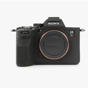 Rieibi Accessory for Sony A7RV Case, Soft Silicone Protective Case for Sony A7R5/A7R V/Alpha 7R V/A7RV/A7R 5/A7RM5 Digital Camera, Lightweight A7 RV Camera Case Grip Body Skin - Black