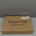 Haliwu 10 Pack Cabinet Handles Brushed Gold Cabinet Pulls 8 Inch Hole Center Drawer Pulls Modern Square Dresser Handles for Bathroom Kitchen Bedroom, Zinc Alloy