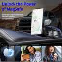 for Samsung Galaxy S23 Ultra Case with Stand,Compatible with Magsafe Wireless Charging,with 360Rotatable Magnetic Ring Holder Kickstand,Slim Protective Phone Cover,Matte Translucent,Black