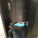 INTERGREAT Black Metal Storage Cabinet, 72" Locking Steel Cabinets with 2 Door and 4 Adjustable Shelves, Tall Metal Cabinet for Home Office, Garage, Warehouse (71" High)