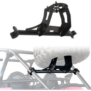 ECOTRIC Spare Tire Carrier Rack Mount Heavy Duty Compatible with 2014-2023 Polaris RZR XP 1000 XP Turbo XP 4 1000 UP to 30" TIRE