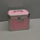 Medication Combination Lock Boxes with Code for Personal Items, Medicine Lockbox for Documents 10 x 7.25 x 7.75 Inches Rose