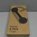 ABLECARE 2 Pack 12 Inch Elderly Heavy Duty Shower Handle, Seniors Grab Bars for Bathtubs, Suction Cup Removable Handrails, Safety Bathroom Grip for Handicap (Light Gray)