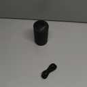 Waterless Essential Oil Diffuser, 7 Colors LED Light, Battery Powered Mini Scent Air Machine, Aromatherapy Mist Diffuser for Home Room Car OfficeBlack Aluminum Alloy