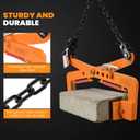 716 lbs Granite Lifting Clamps, 4.7-14.2 in Adjustable Opening