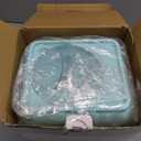 Nostalgia Snow Cone Shaved Ice Machine - Retro Table-Top Slushie Machine - Includes 1 Reusable Plastic Cup - Aqua