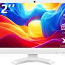 22 Inch Touchscreen Monitor with Webcam @1920x1080P Full HD IPS Panel Built-in Speakers HDMI VGA Ports