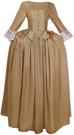 1791's lady Women's Elizabethan Dress Marie Antoinette Musical Hamilton Costume Vintage Dress M