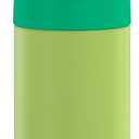 THERMOS FUNTAINER Water Bottle with Straw - 12 Ounce - Kids Stainless Steel Vacuum Insulated Water Bottle with Lid, Lime/Orange