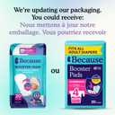 Because Overnight Booster Pads Fit All Adult Diapers, Helps Keep Your Adult Diaper Active All Night, Adds 4 Cups to Incontinence Underwear, Extra Absorbency, 22 Count 