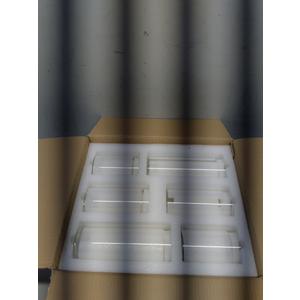 UDU 24 Pcs White Pillar Candles and Glass Cylinder Vases, Hurricane Pillar Candle Holder Vases for Wedding Centerpieces Table Party Home Decor(3.2" X 4.7", 6", 8")