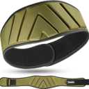 DMoose Fitness Neoprene Weight Lifting Belt - Adjustable 6" Gym Support for Stability & Lumbar Support - Sweat Resistant Weightlifting Belt for Men & Women for Squats, Deadlifts & Bench Presses (X-Small, Green)