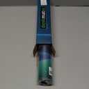 Abstract Wave Large Desk Mat Series (23.6x11.8) Large Mouse Pad & Laptop Pad, Smooth Surface, 3 mm Thick, Anti-Fray Stitched Edges, Non-Slip Rubber Base (Aurora Blue Wave)