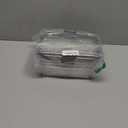 Rubbermaid Brilliance Food Storage Container, Large, 9.6 Cup, Clear, 3 Pack