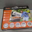 GasSaf 4 FT 1/2" ID Natural Gas Grill Hose with Quick Connect Fitting, Natural Gas Conversion Kit Suitable for Gas Grill, Generator, Patio Heater and More