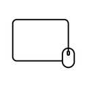 Mouse Pads Pack of 8 Colors variety