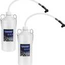 1L Brake Bleeder Bottle 2 Pack | One Person Brake Fluid Bleeding kit with Tube & Rubber Connector for Collect Brake Fluid, Brake Fluid Catch Bottle for Car Motorcycle ATV