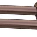 Moen DN2141OWB 60-Inch Adjustable Stainless Steel Double Curved Shower Rod, Old World Bronze (Old World Bronze)