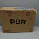 PUR 30-Cup Countertop Water Filter Dispenser, 1 Genuine PUR Filter, 2-in-1 Powerful Filtration, Lasts 2 Months or 40 Gallons, Dishwasher Safe, White/Blue (DS1800Z)