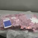 Shimmer Wall Backdrop Iridescent Silver Wall Panels 24Pcs Square Sequin Shimmer Wall Backdrop Decoration for Birthday Party,Wedding, Anniversary, Hot Pink