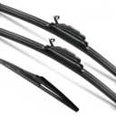3Pcs for Toyota RAV4 Windshield Wiper Blades 2019 2020 2021 2022 2023 Toyota RAV4, 2006-2015 Mazda 5, Original Factory Quality Replacement Windshield Wiper Blades - 26"/16"/12A" (Set of 3) U/J HOOK
