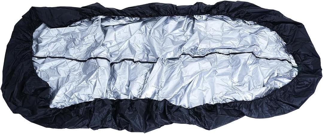 Waterproof Boat Tarpaulin, Boat Cover, Boat Cover, Oxford Cloth Tarpaulin for Boats, 210D Oxford Fabric, UV Resistant, Boat Cover for V Hull Fishing Boat (17-19ft)
8ft)