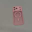 CANSHN Magnetic Compatible with iPhone 17 Pro Max Case, Upgraded [Full Camera Protection] [Compatible with Magsafe] [Translucent Matte] Shockproof Protective Phone Cover 6.9 Inch - Pink