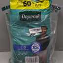 Depend Fresh Protection Adult Diapers, Incontinence Underwear for Men, Disposable, Maximum, Large, Grey, 28 Count