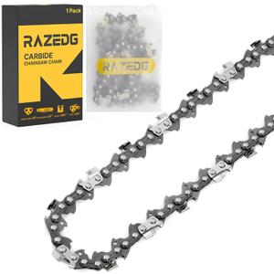 20 Inch Carbide Chainsaw Chain, .325" Pitch, .050" Gauge, 80 Drive Links, Fits Husqvarna 450 455 460 Rancher, 350, 545, 550 XP, Craftsman, Jonsered