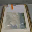 ARPEOTCY Vintage Gold Framed Pictures Wall Art, Nature Storm Clouds Paintings, Canvas Prints Artwork with Antique Frame, Victorian Wall Pictures Decor for Living Room Bedroom, 13x16 inch